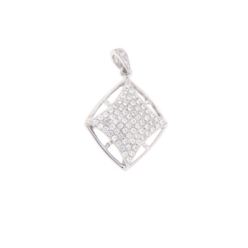 CIONDOLO ARGENTO ZIRCONE