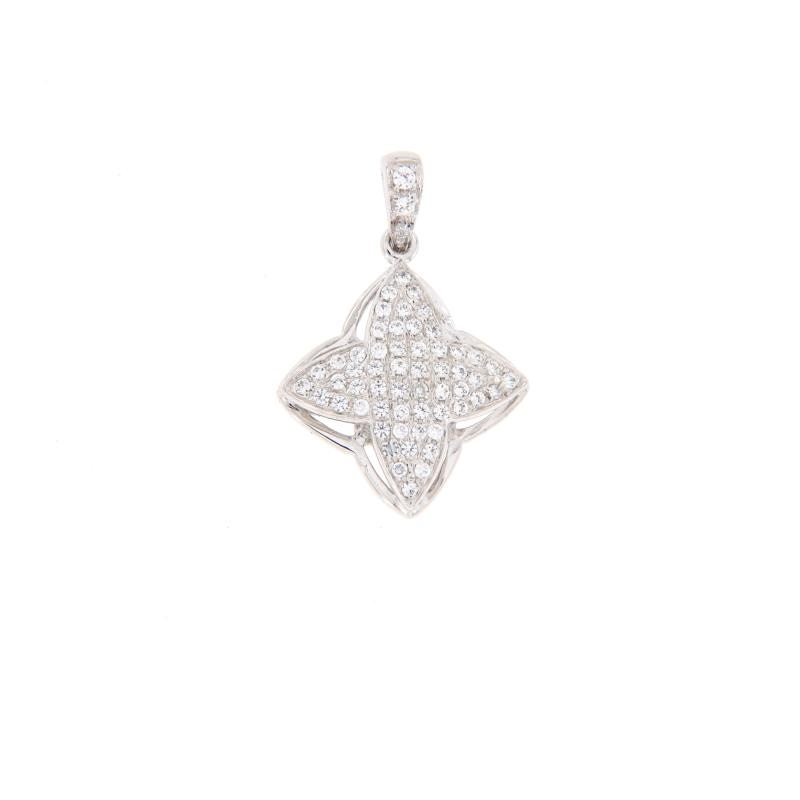 CIONDOLO ARGENTO ZIRCONE