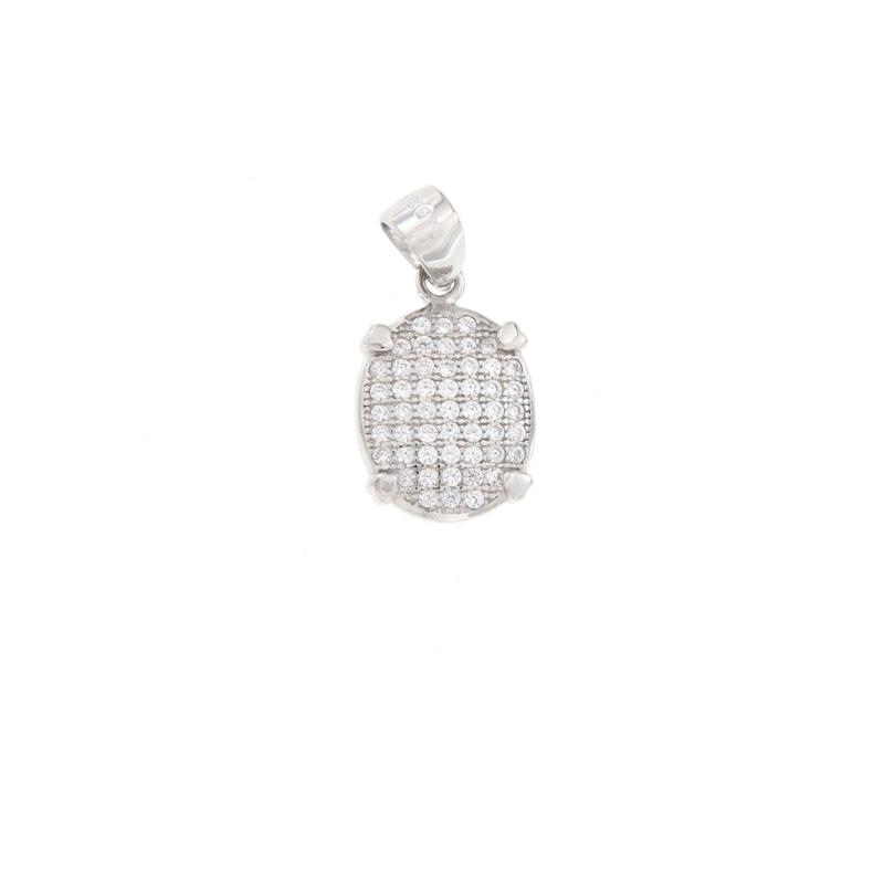 CIONDOLO ARGENTO ZIRCONE