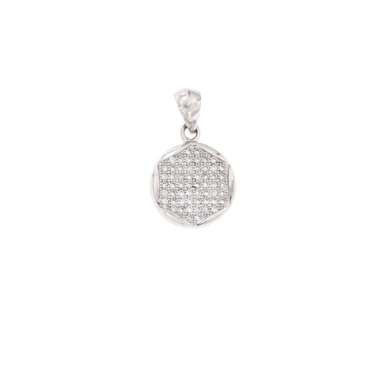 CIONDOLO ARGENTO ZIRCONE