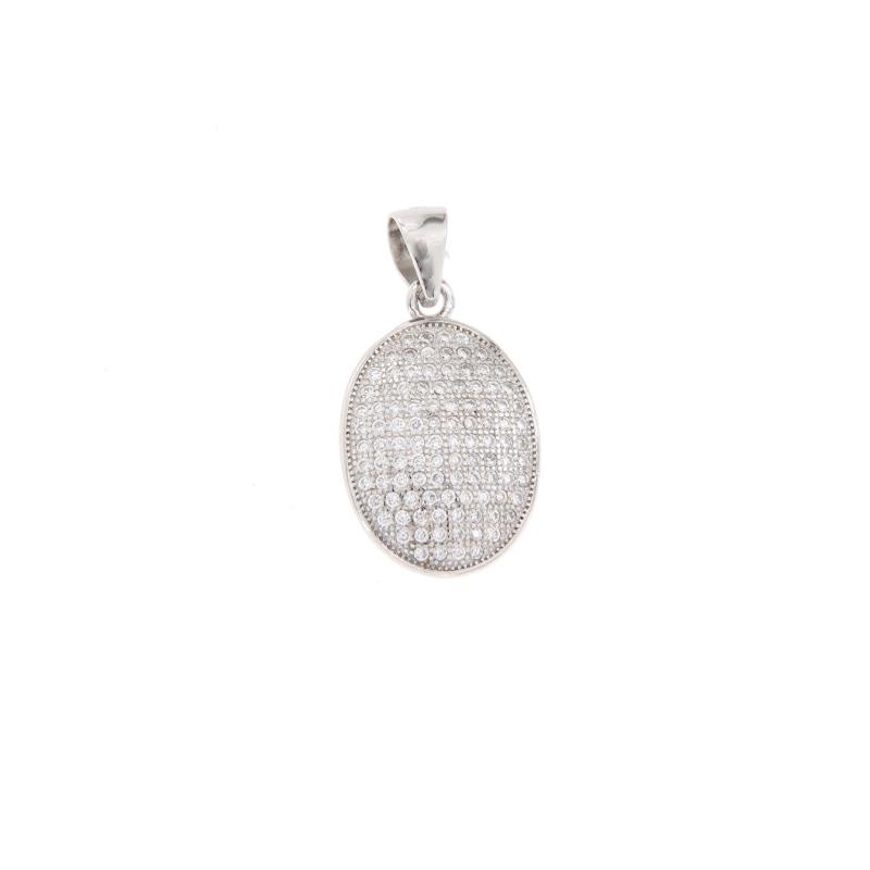 CIONDOLO ARGENTO ZIRCONE