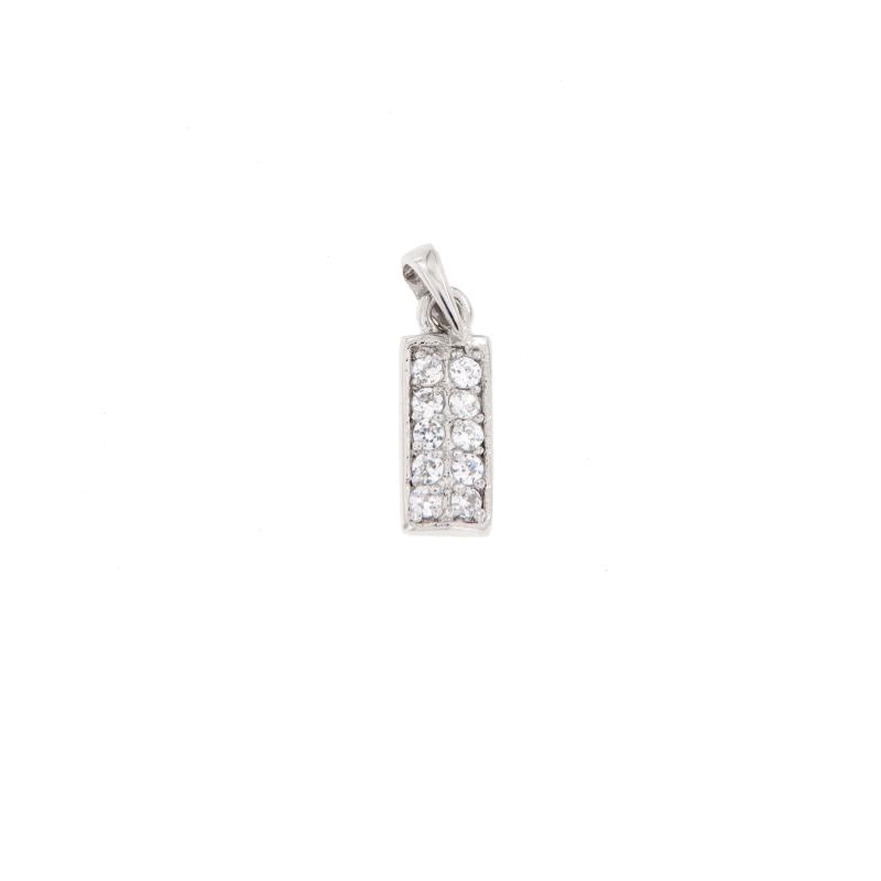 CIONDOLO ARGENTO ZIRCONE