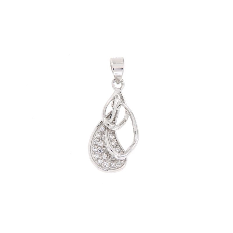 CIONDOLO ARGENTO ZIRCONE