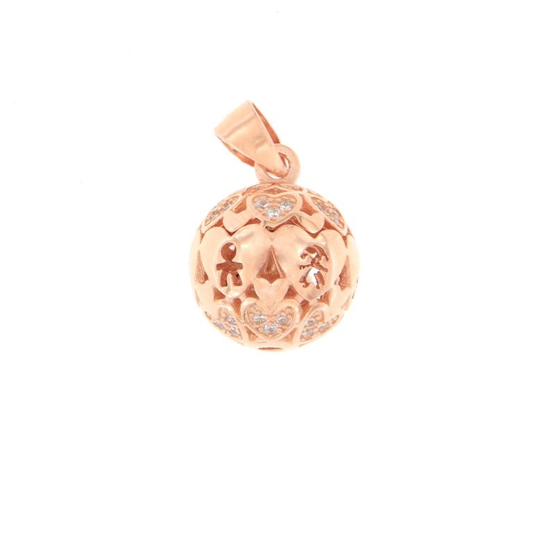 CIONDOLO ARGENTO ZIRCONE