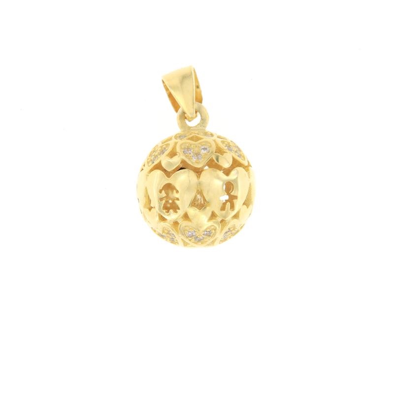 CIONDOLO ARGENTO ZIRCONE