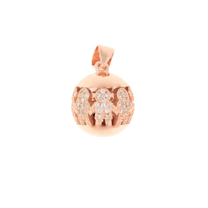 CIONDOLO ARGENTO ZIRCONE