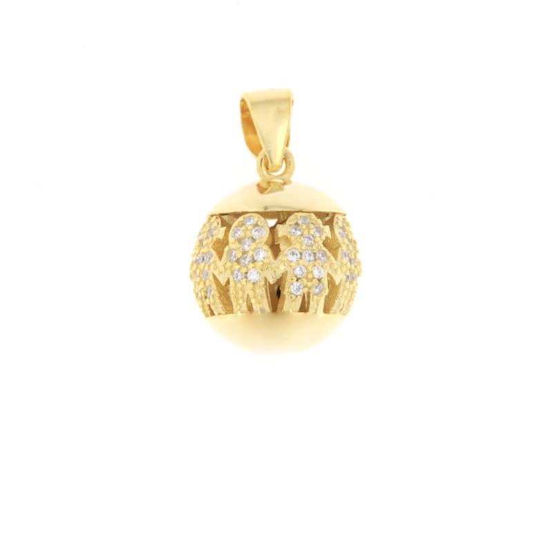 CIONDOLO ARGENTO ZIRCONE