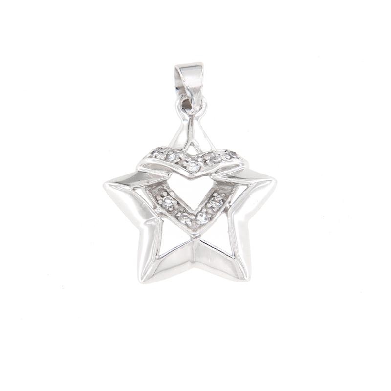 CIONDOLO ARGENTO ZIRCONE