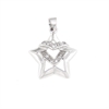 CIONDOLO ARGENTO ZIRCONE