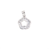 CIONDOLO ARGENTO ZIRCONE