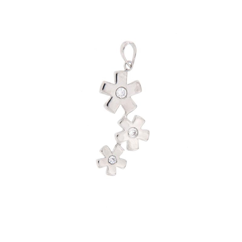 CIONDOLO ARGENTO ZIRCONE