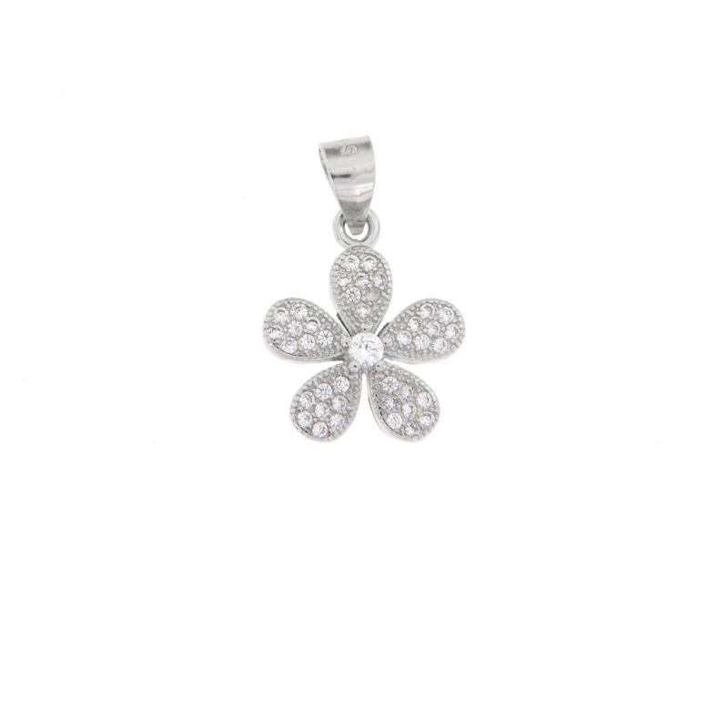 CIONDOLO ARGENTO ZIRCONE