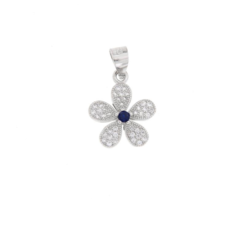 CIONDOLO ARGENTO ZIRCONE