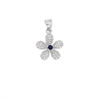 CIONDOLO ARGENTO ZIRCONE