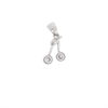 CIONDOLO ARGENTO ZIRCONE