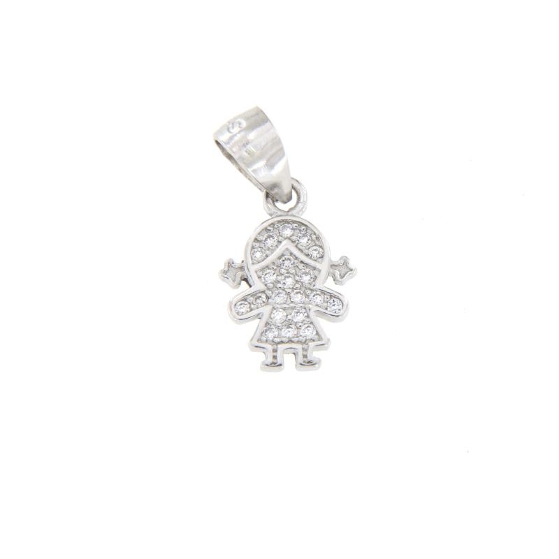CIONDOLO ARGENTO ZIRCONE