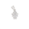 CIONDOLO ARGENTO ZIRCONE
