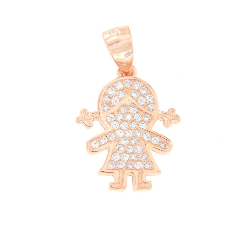 CIONDOLO ARGENTO ZIRCONE
