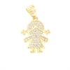 CIONDOLO ARGENTO ZIRCONE