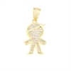 CIONDOLO ARGENTO ZIRCONE
