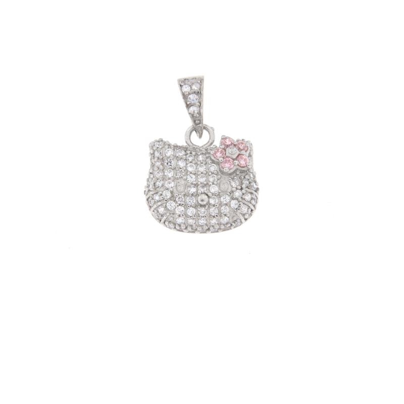 CIONDOLO ARGENTO ZIRCONE