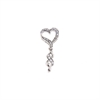 CIONDOLO ARGENTO ZIRCONE