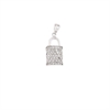 CIONDOLO ARGENTO ZIRCONE