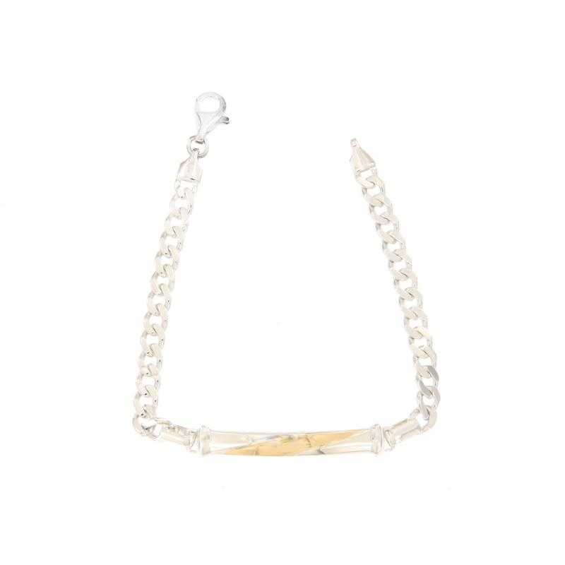 BRACCIALE ARGENTO E ORO