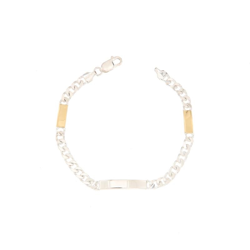 BRACCIALE ARGENTO E ORO