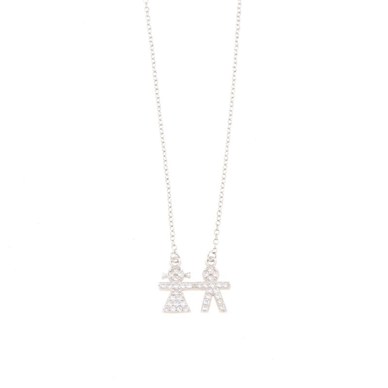 COLLIER ARGENTO ZIRCONE