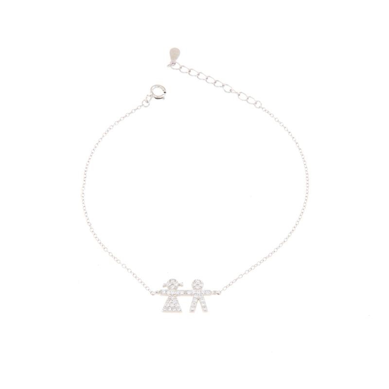 BRACCIALE ARGENTO ZIRCONE