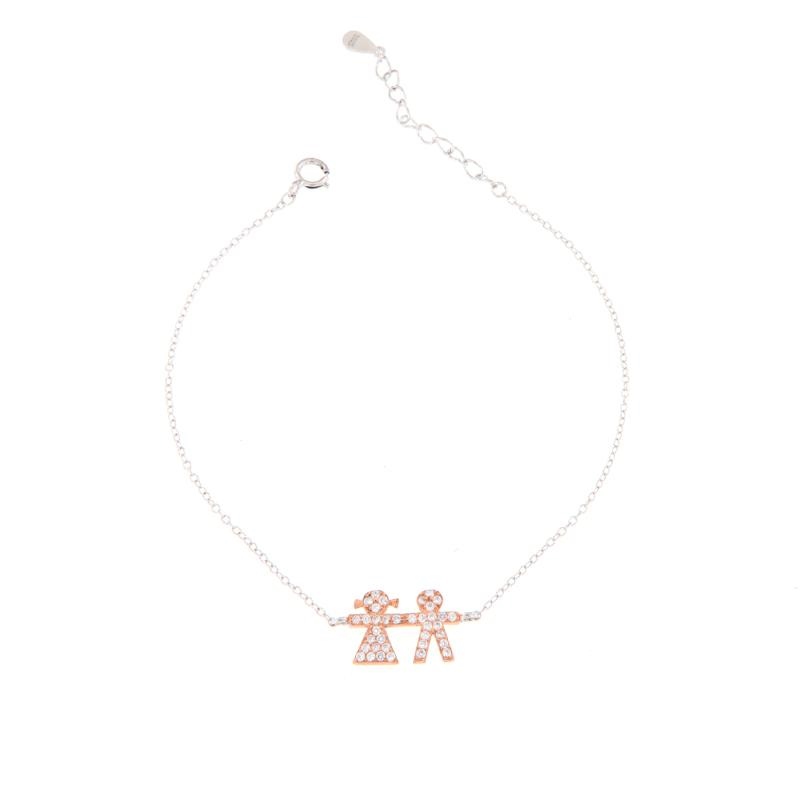 BRACCIALE ARGENTO ZIRCONE