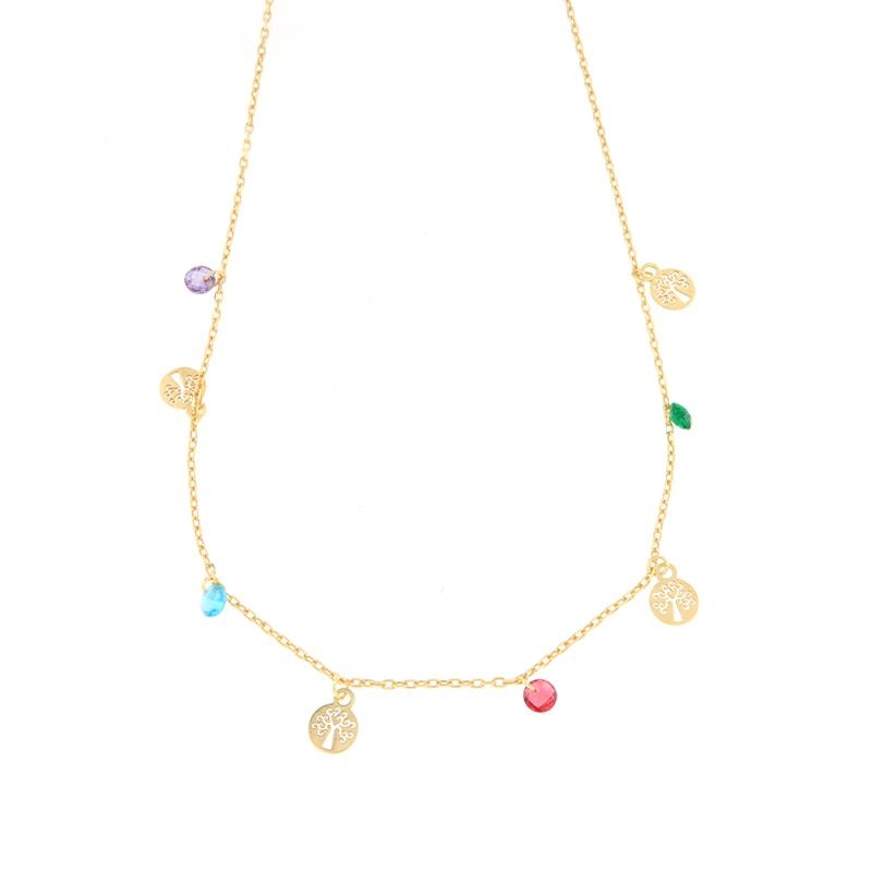 COLLIER ARGENTO ZIRCONE