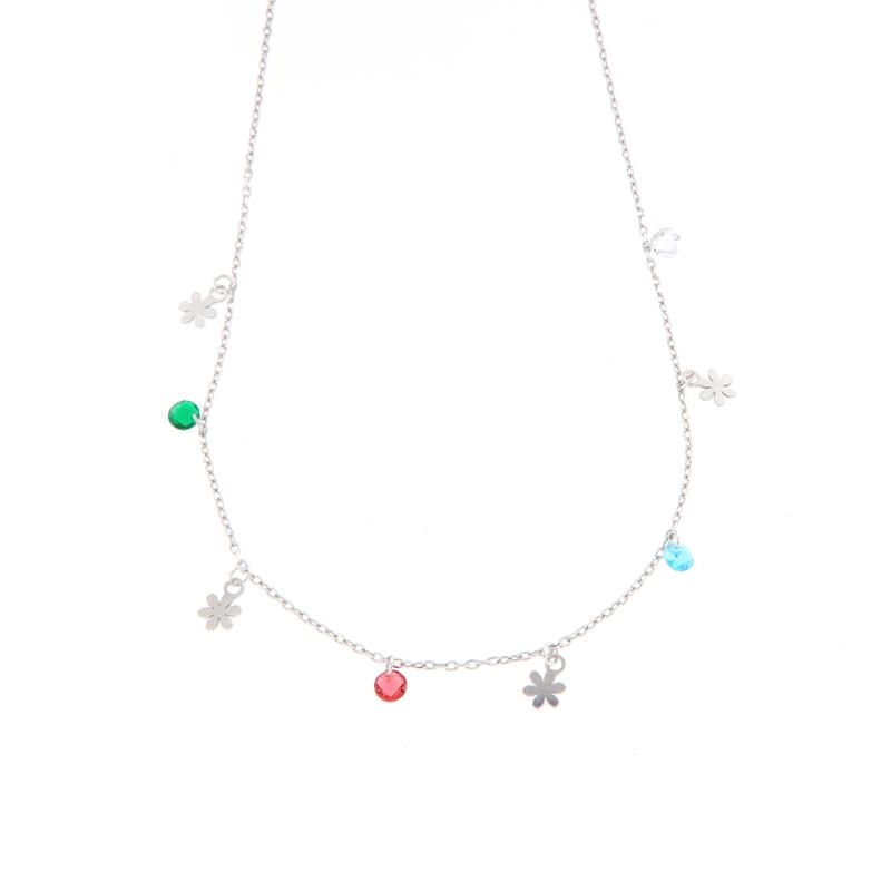 COLLIER ARGENTO ZIRCONE