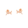 ORECCHINO ARGENTO ZIRCONE 3PZ