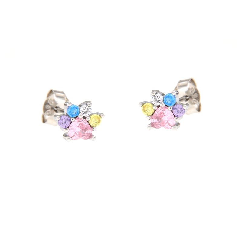 ORECCHINO ARGENTO ZIRCONE 3PZ