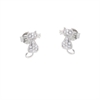 ORECCHINO ARGENTO ZIRCONE 3PZ