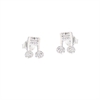ORECCHINO ARGENTO ZIRCONE 3PZ