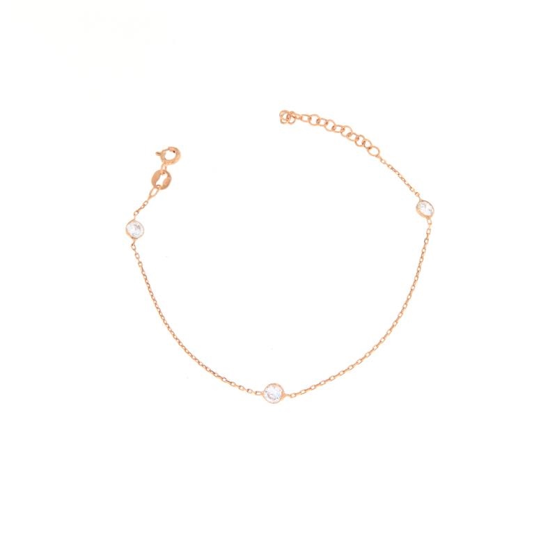 CATENA ARGENTO ZIRCONE 3PZ