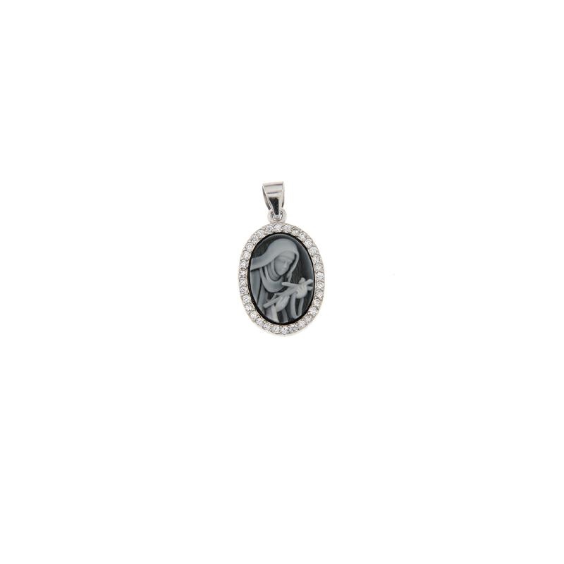 CIONDOLO ARGENTO ZIRCONE