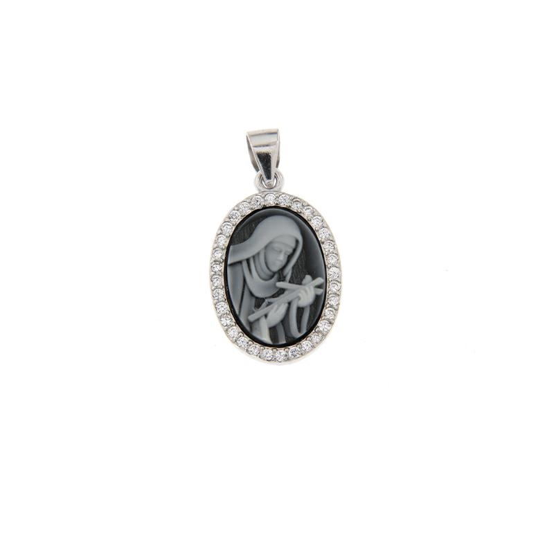 CIONDOLO ARGENTO ZIRCONE