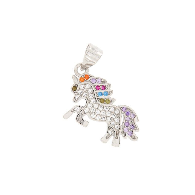 CIONDOLO ARGENTO ZIRCONE