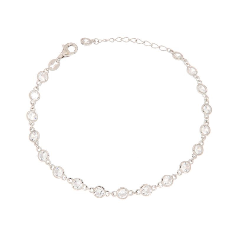 BRACCIALE ARGENTO ZIRCONE