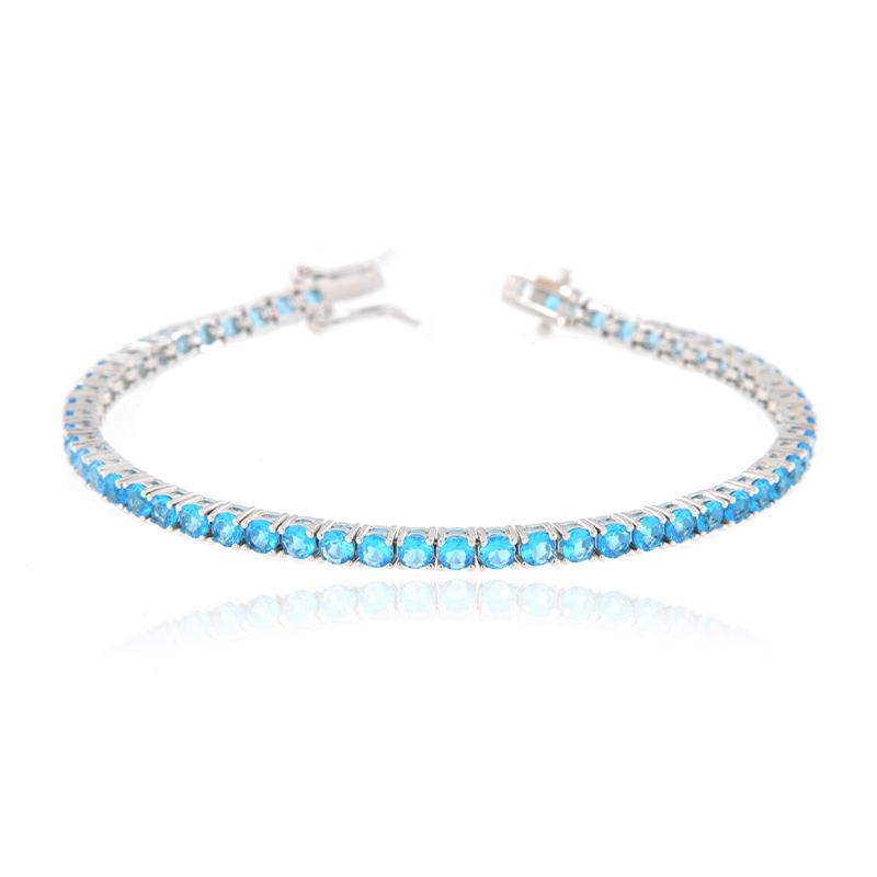 BRACCIALE ARGENTO ZIRCONE TENNIS