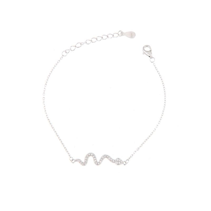 BRACCIALE ARGENTO ZIRCONE