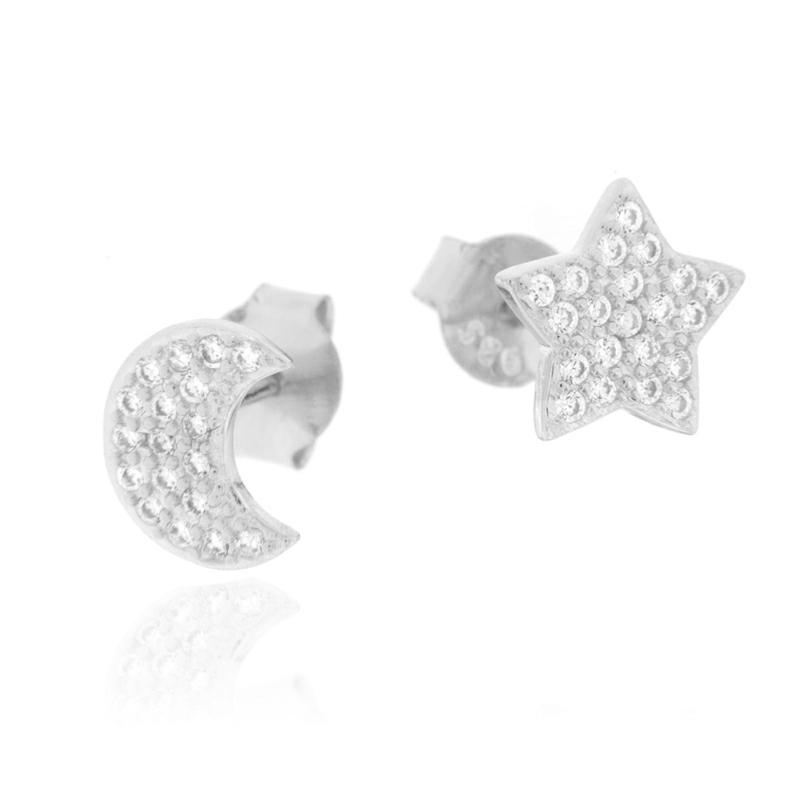 ORECCHINO ARGENTO ZIRCONE 3PZ