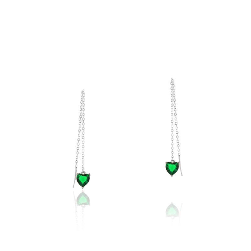 ORECCHINO ARGENTO ZIRCONE 3PZ
