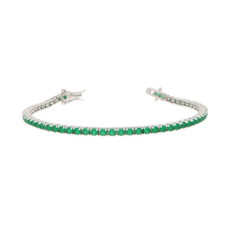 BRACCIALE ARGENTO ZIRCONE TENNIS