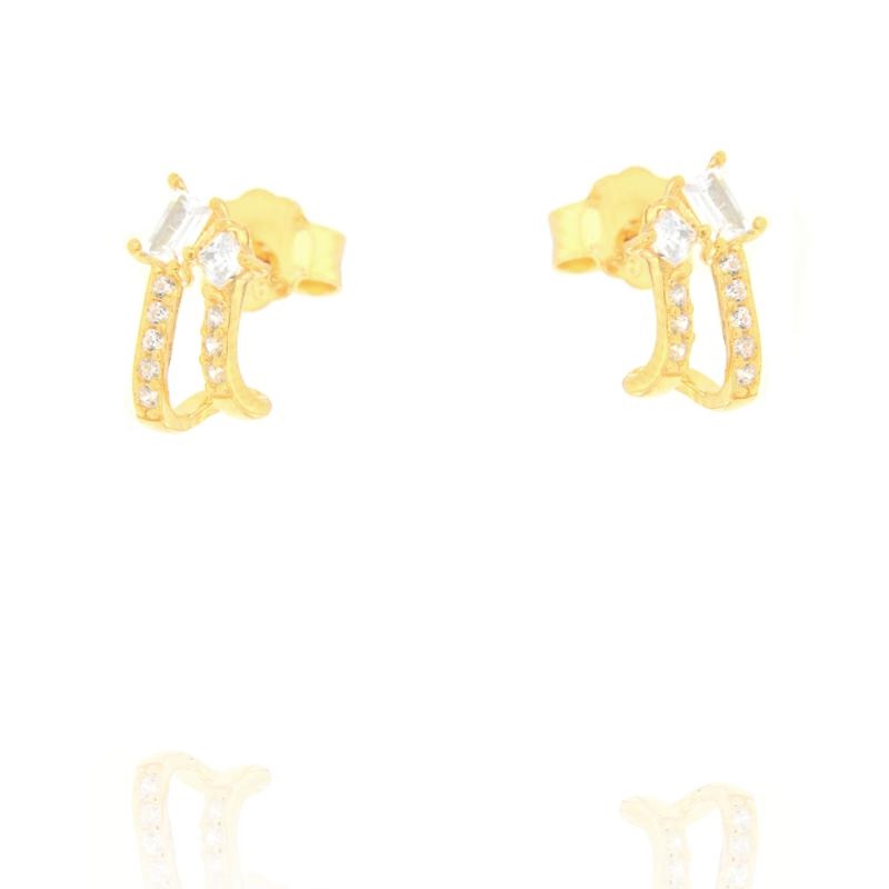 ORECCHINO ARGENTO ZIRCONE 3PZ