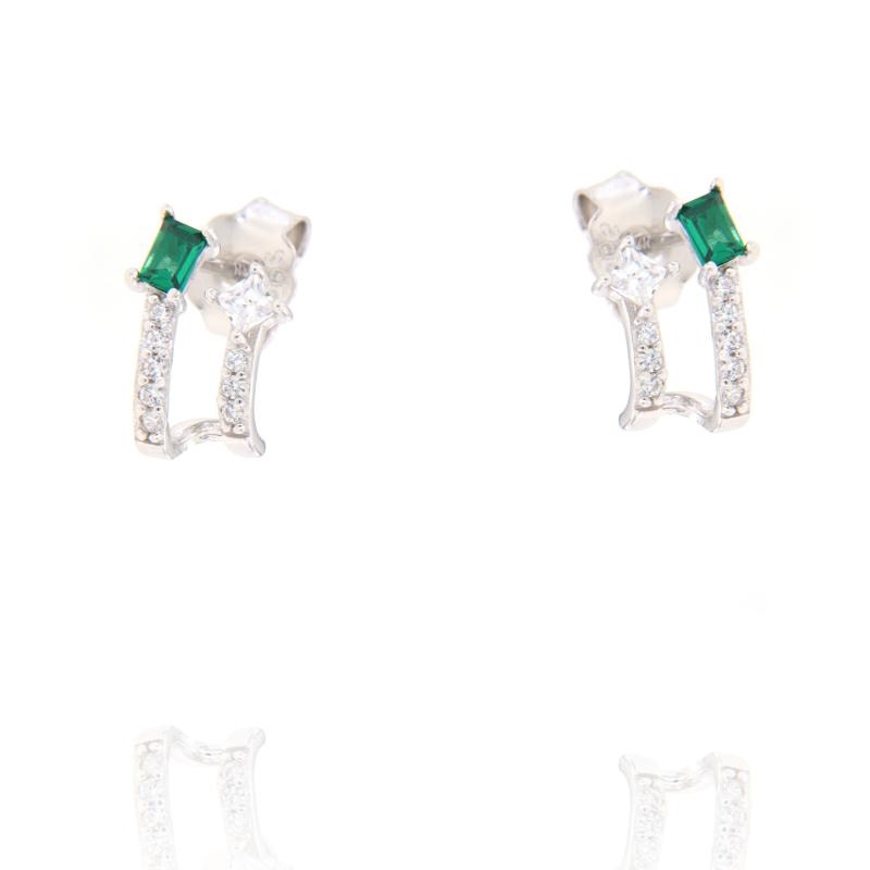 ORECCHINO ARGENTO ZIRCONE 3PZ